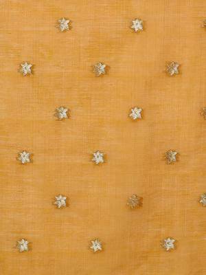 Orange orange ethnic motifs zari silk blend paithani saree 4