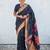 Lavender embellished mukaish organza saree