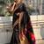 Lavender embellished mukaish organza saree