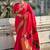 Pink embellished beads and stones designer saree