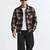 Checked flannel boxy fit shirt