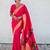 Pink embellished beads and stones designer saree