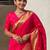 Pink embellished beads and stones designer saree