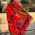 red woven design zari paithani saree