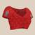 red woven design zari paithani saree