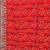 red red printed bandhani saree