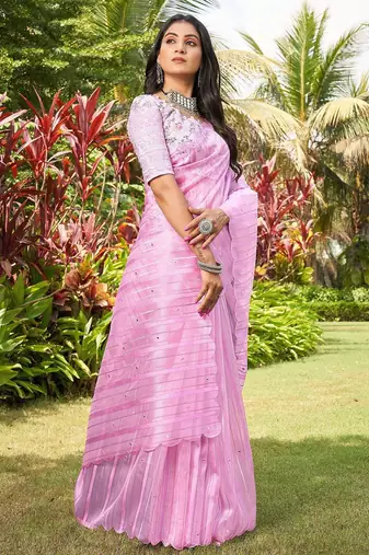 Teal zari tissue woven design saree
