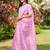 Teal zari tissue woven design saree