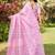 Teal zari tissue woven design saree