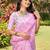 Teal zari tissue woven design saree