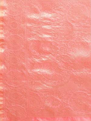 pink floral zari organza kanjeevaram saree 5