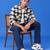 Checked flannel boxy fit shirt