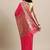 peach peach-coloured ethnic motifs zari silk blend paithani saree