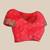 Pink women embellished saree with solid border