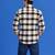 Checked flannel boxy fit shirt