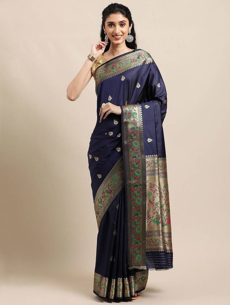 Green green floral zari organza kanjeevaram saree