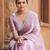 lavender embellished mukaish organza saree