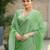 Purple woven design ethnic motifs zari organza saree