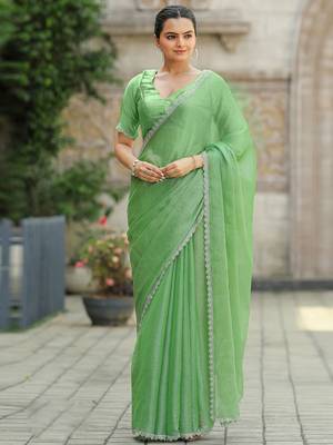 Purple woven design ethnic motifs zari organza saree 2