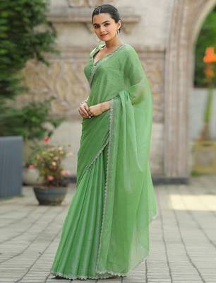 Purple woven design ethnic motifs zari organza saree 3