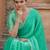 sea_green women embellished beads and stones organza saree