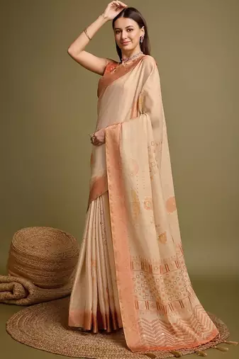 Black ethnic motif zari woven banarasi saree with blouse