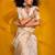 off_white woven design zari banarasi saree