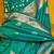 green woven design zari silk blend banarasi saree