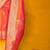 Yellow woven design zari organza banarasi saree