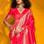 pink bagh woven design zari banarasi saree