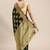 green green floral zari organza kanjeevaram saree