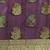 purple woven design ethnic motifs zari organza saree