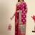 magenta woven design zari organza kanjeevaram saree