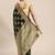 green woven design zari organza kanjeevaram saree