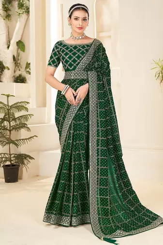 Red woven design zari silk blend banarasi saree