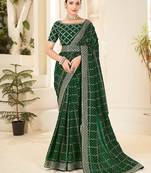 Red woven design zari silk blend banarasi saree