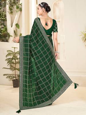 Red woven design zari silk blend banarasi saree 3