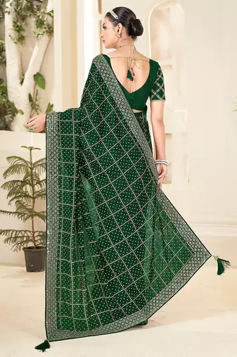 Red woven design zari silk blend banarasi saree