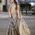 grey woven design zari banarasi saree