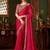 pink sequinned party wear saree