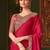 pink sequinned party wear saree