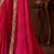 pink sequinned party wear saree
