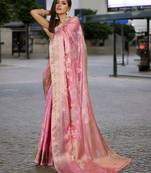 Black embellished saree with solid border