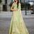Pink pink & gold-toned floral zari silk blend paithani saree