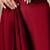 Maroon embroidered satin saree