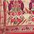 red red & gold-toned floral zari silk blend paithani saree
