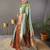 green green & red ethnic motifs woven design zari paithani saree