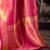 pink pink & golden ethnic motifs zari silk blend kanjeevaram saree
