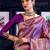 purple purple woven design kanjeevaram silk saree