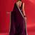 magenta embroidered satin saree